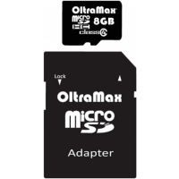 Micro SD 8Gb OltraMax с адаптером SD